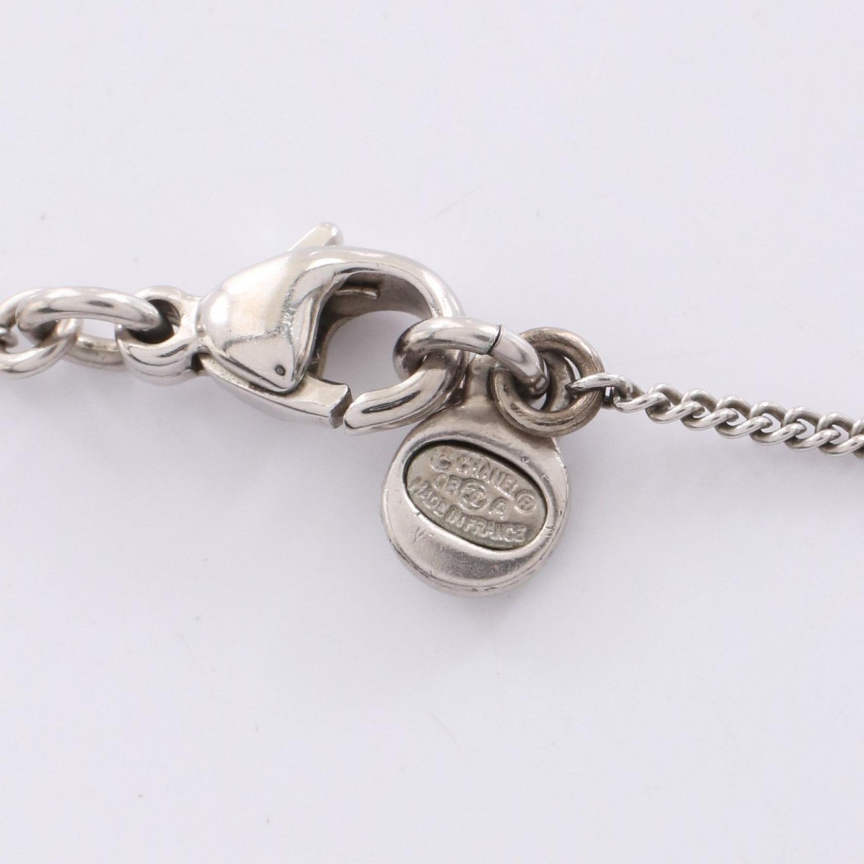 Chanel Clover Coco Mark Necklace