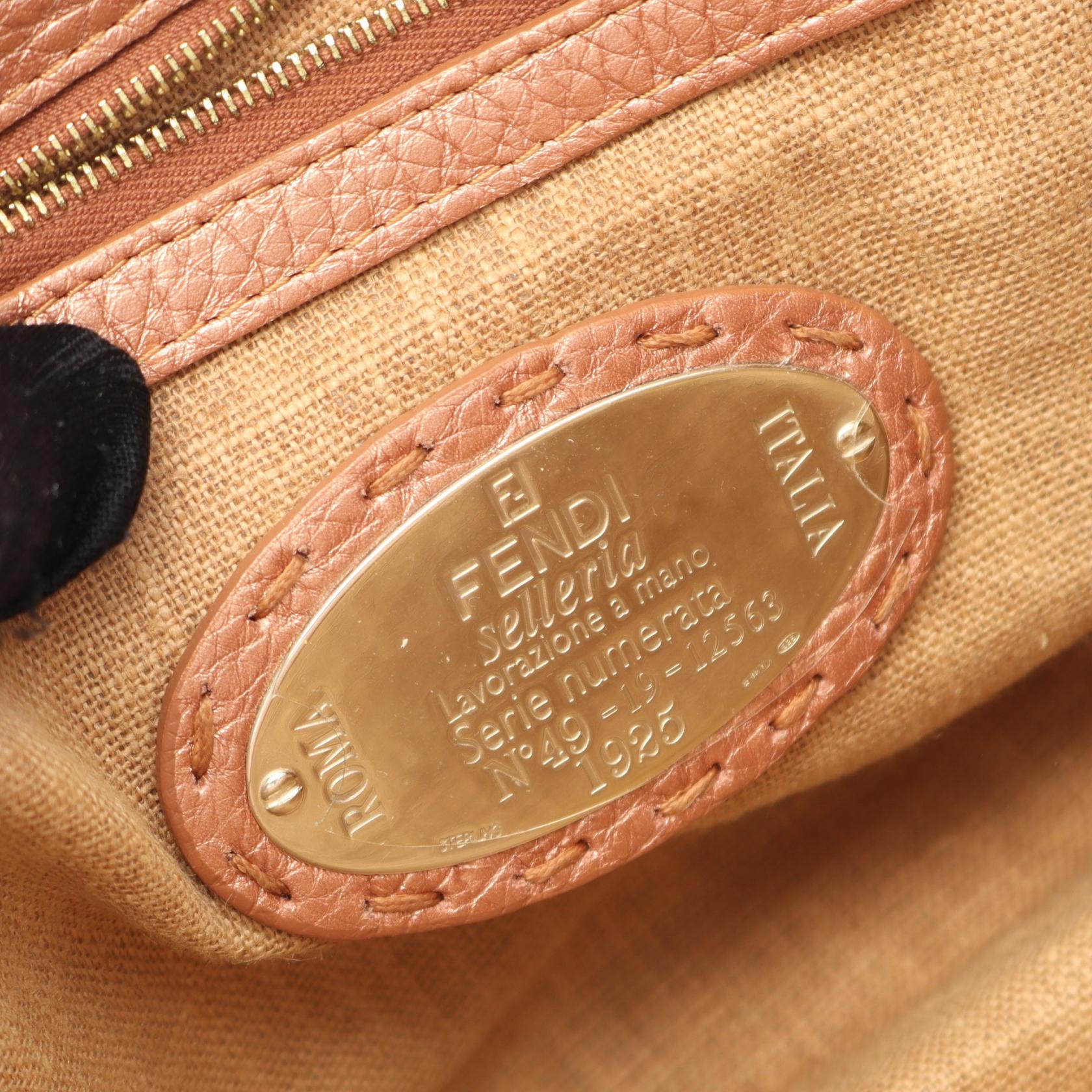 Fendi Selleria Mini Linda Leather Handbag