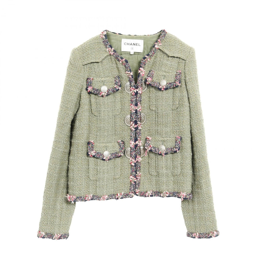 Chanel P55630V42024 Wool Fabric Jacket
