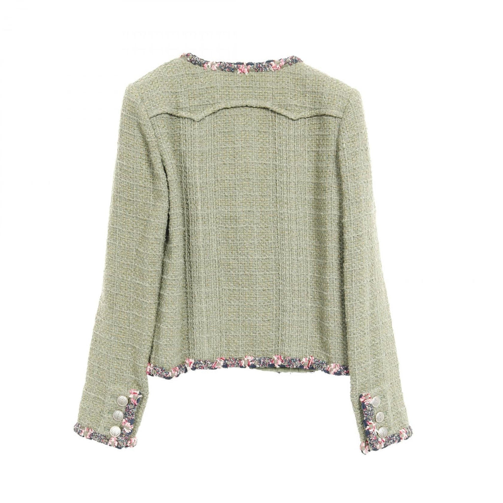 Chanel P55630V42024 Wool Fabric Jacket