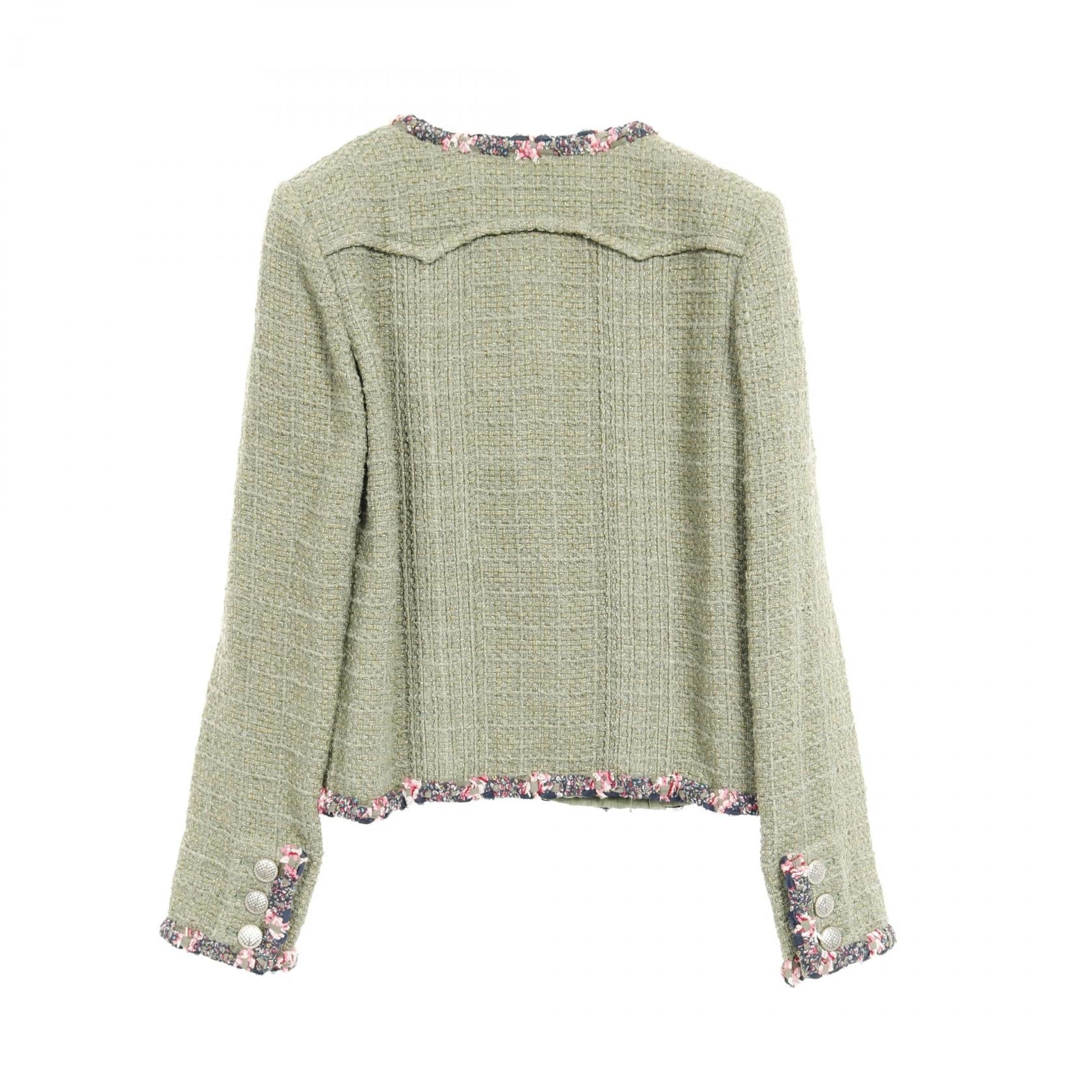 Chanel P55630V42024 Wool Fabric Jacket