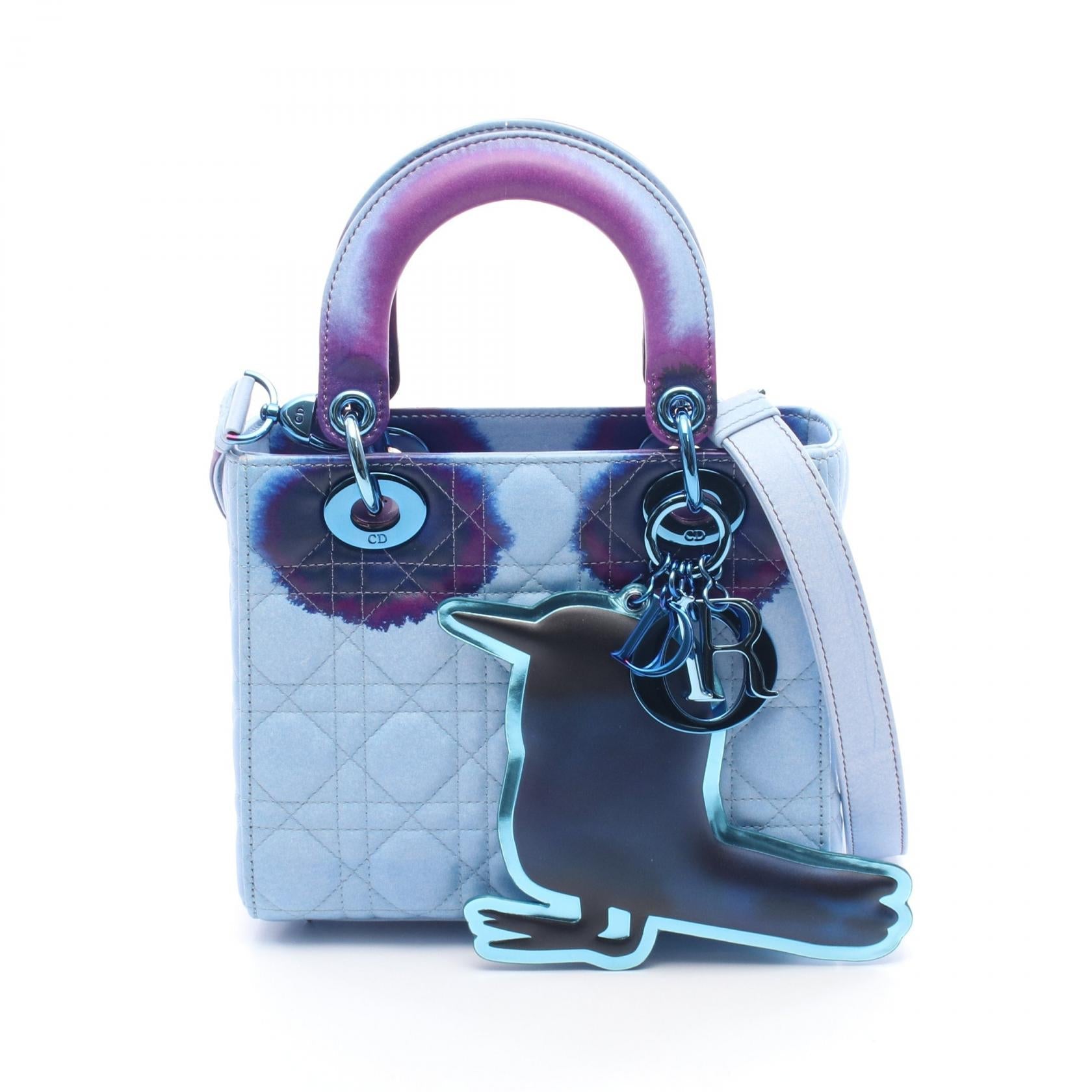 Dior DIOR LADY ART7 Leather Handbag