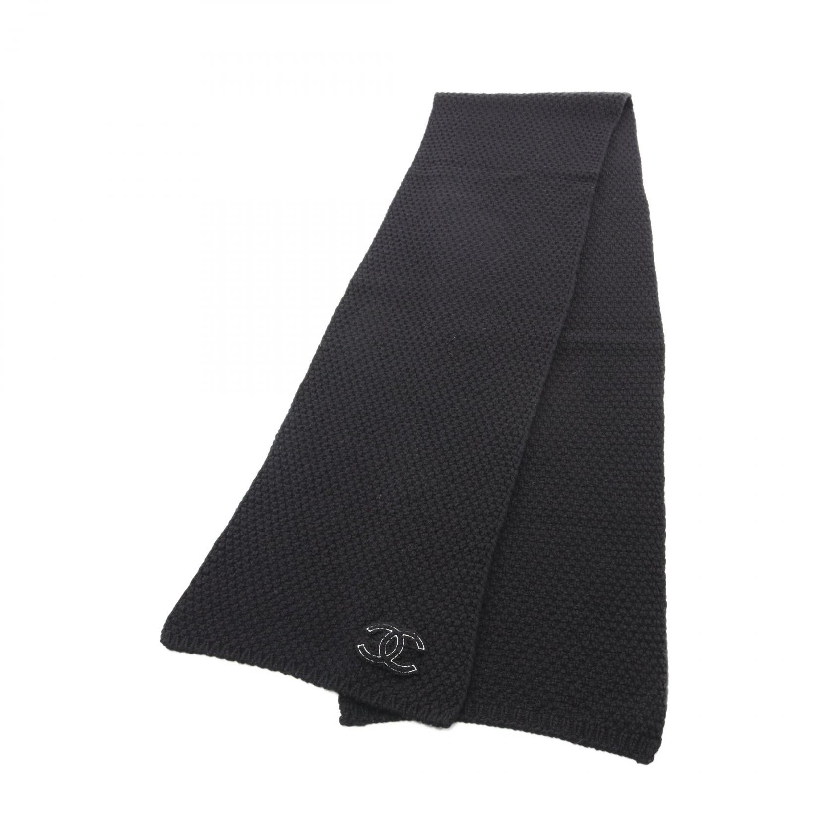 Chanel Coco Mark Cashmere Scarf