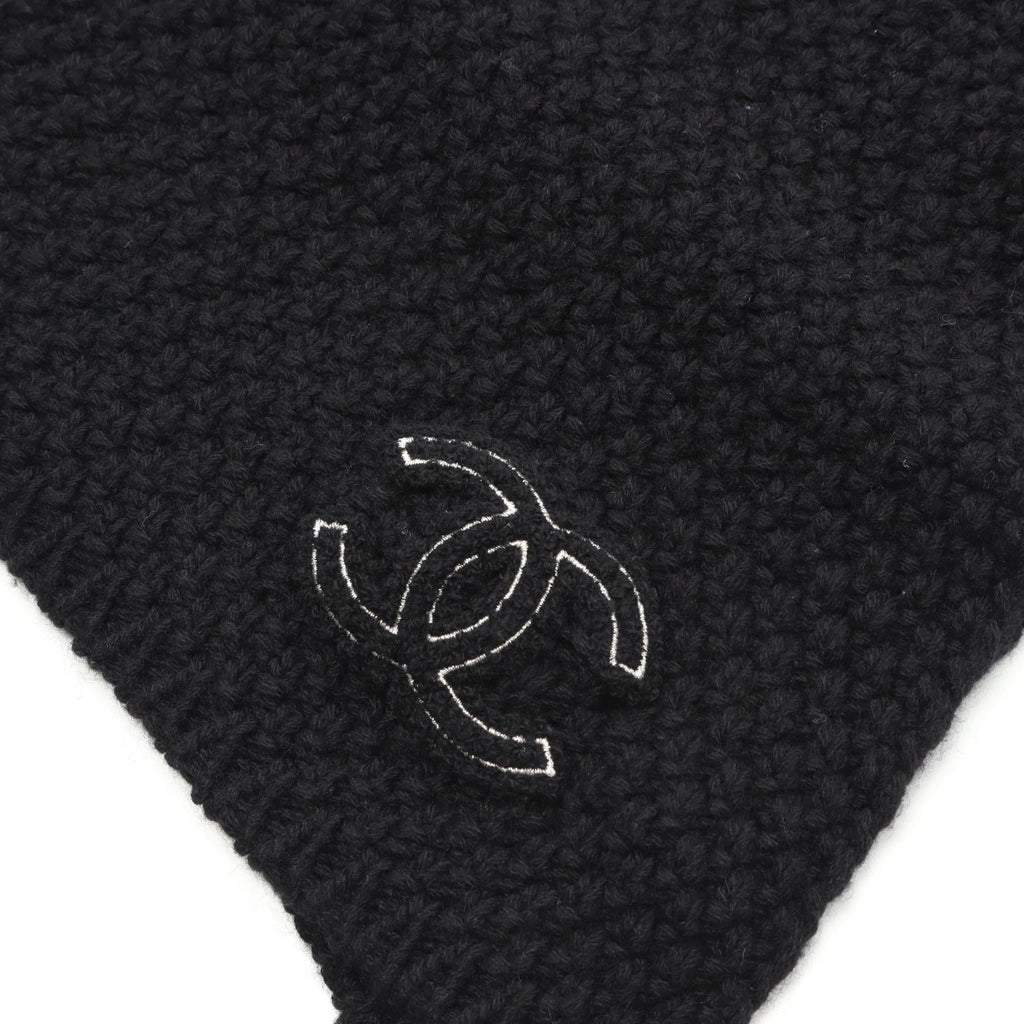 Chanel Coco Mark Cashmere Scarf