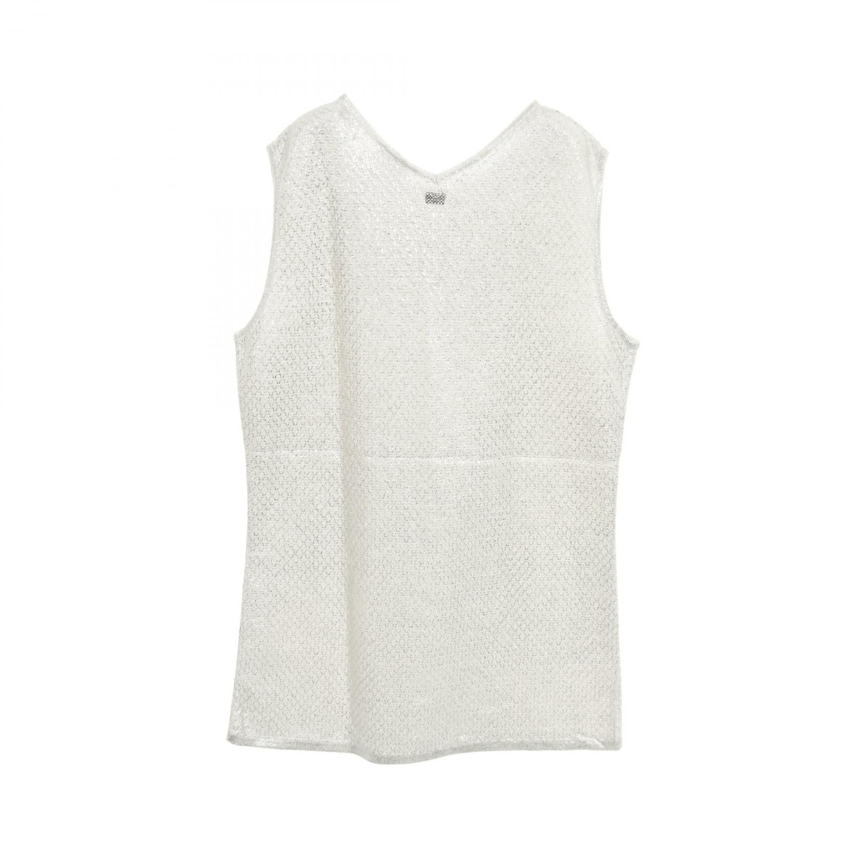 Chanel Tank Top Cotton Knit Top