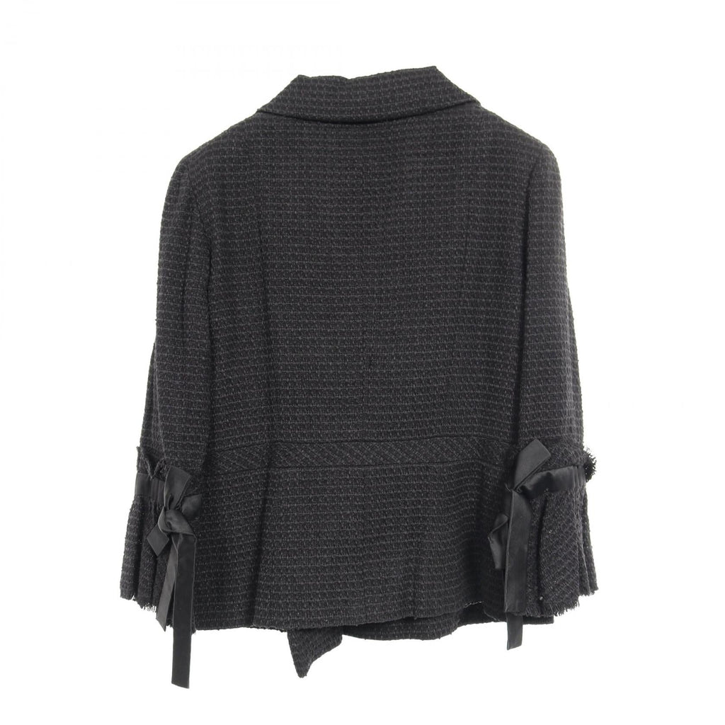 Chanel Coco Mark Button Tweed Outerwear