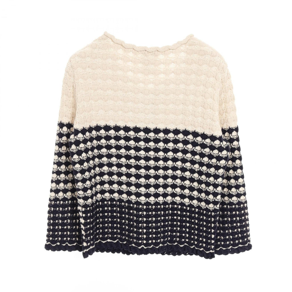 Chanel Coco Mark Button Rayon Cotton Silk igan