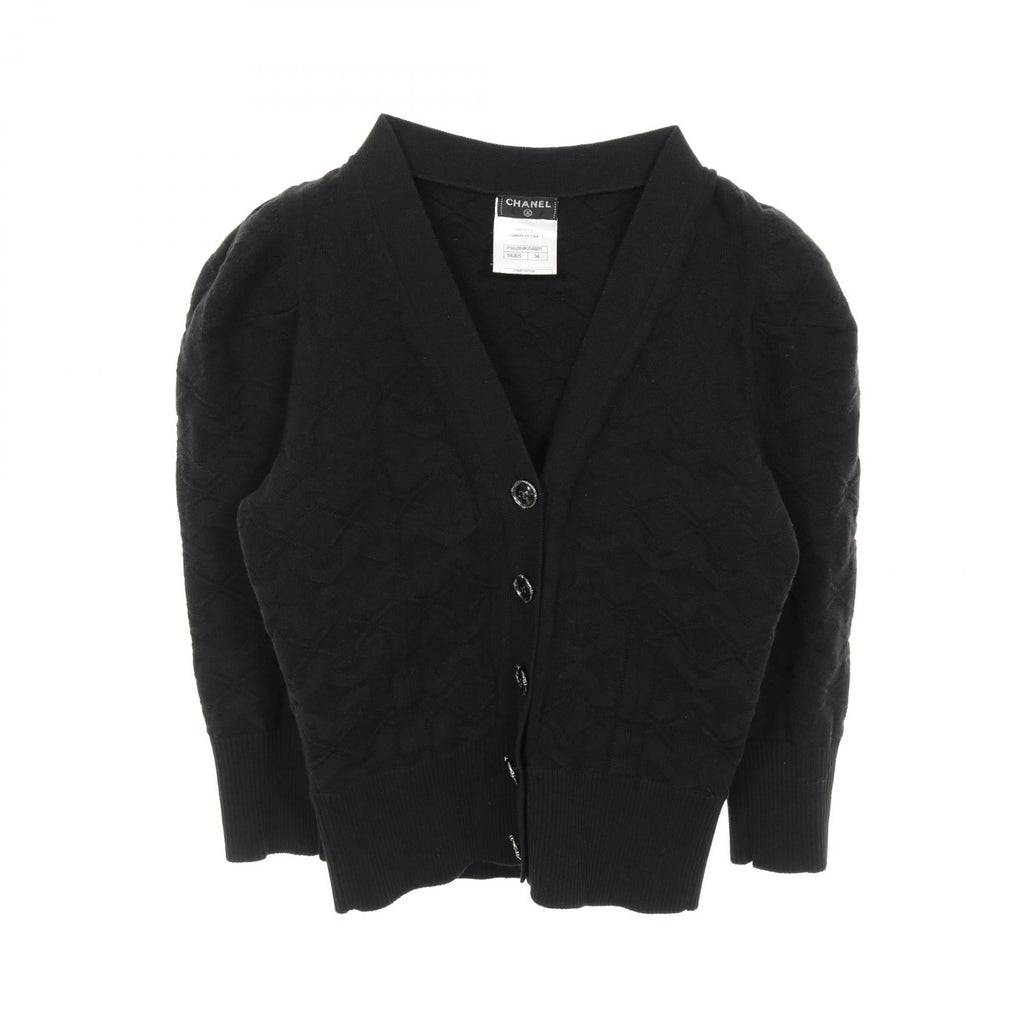 Chanel Coco Mark Button Cotton igan