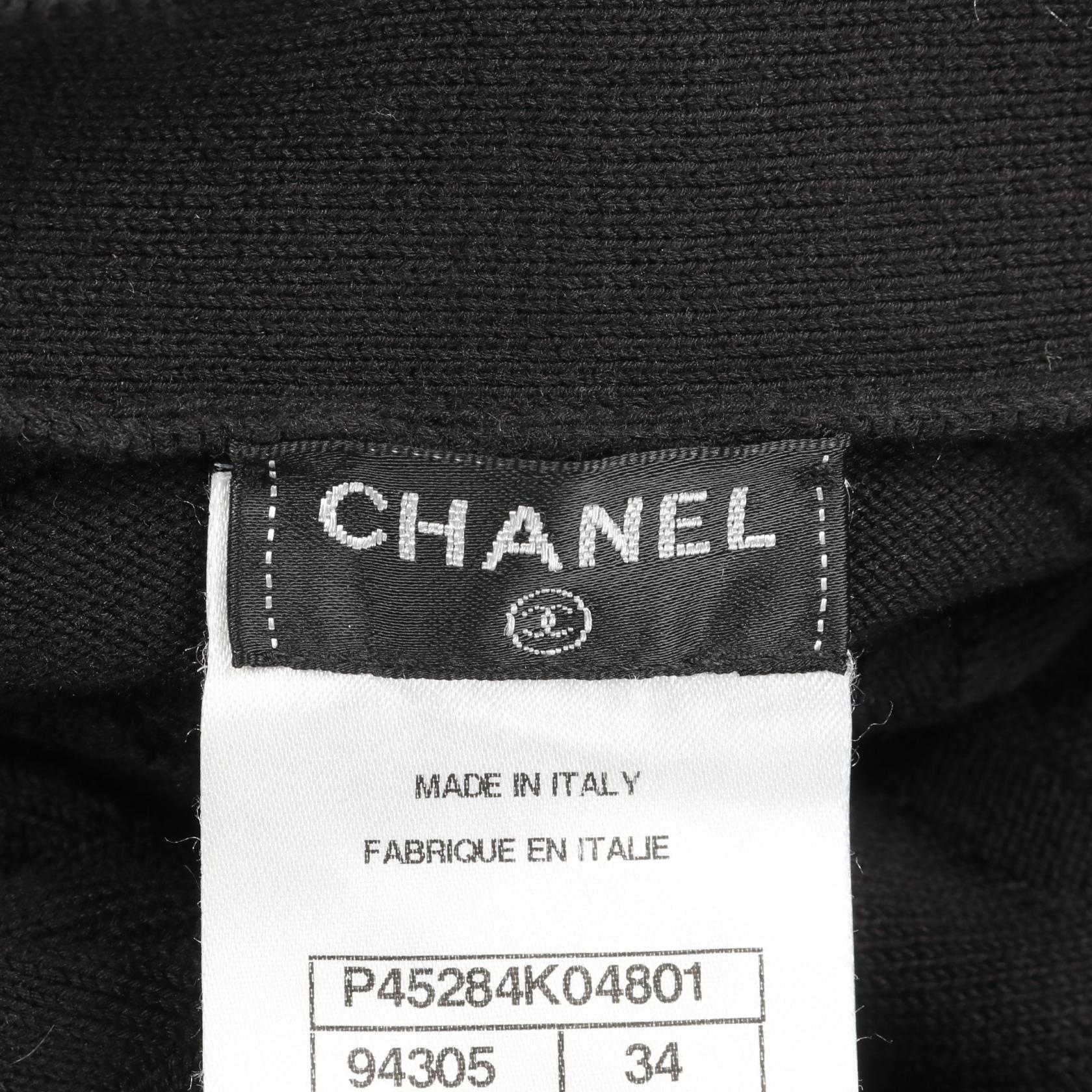 Chanel Coco Mark Button Cotton igan