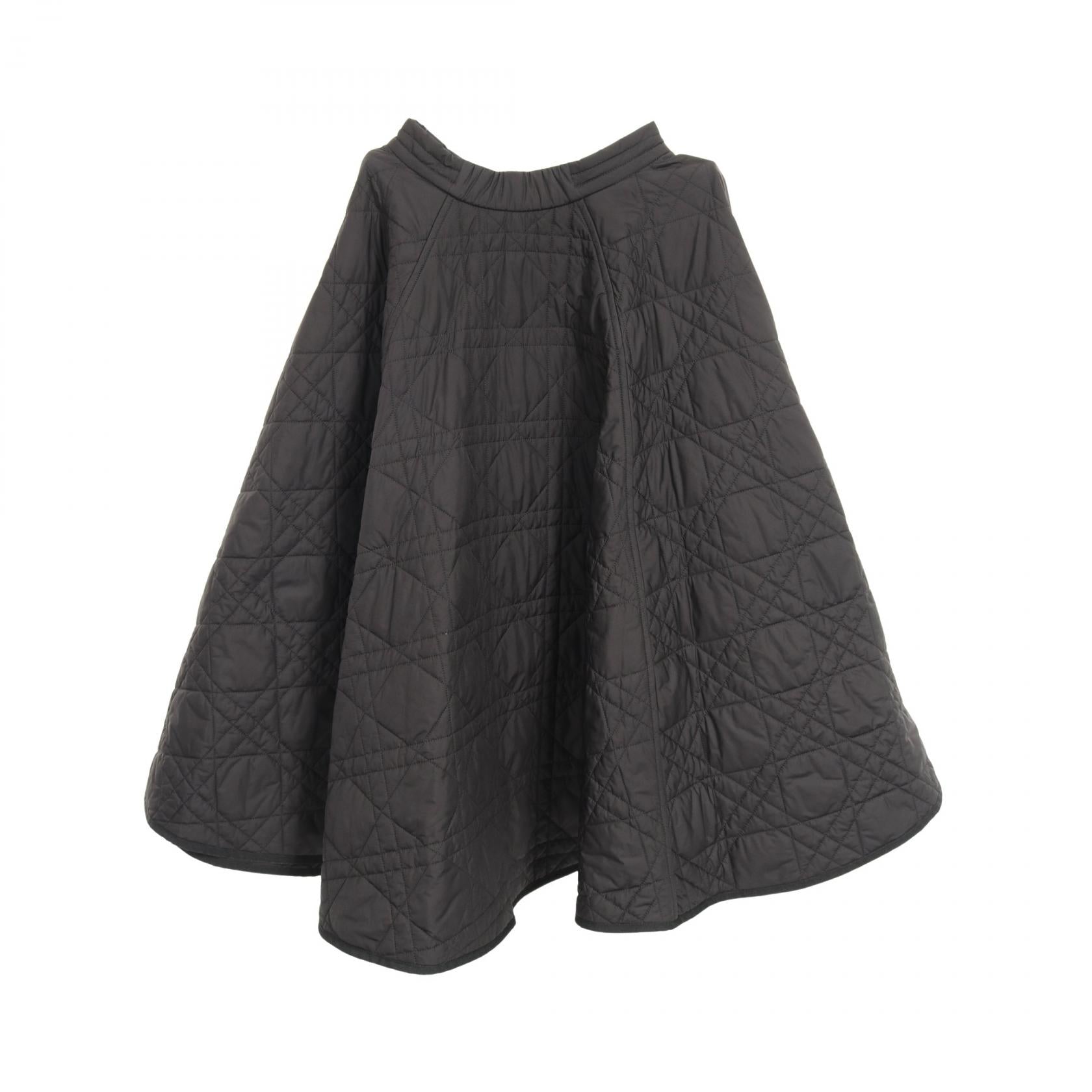 Christian Dior Micro Cannage Quilting Technical Taffeta Skirt