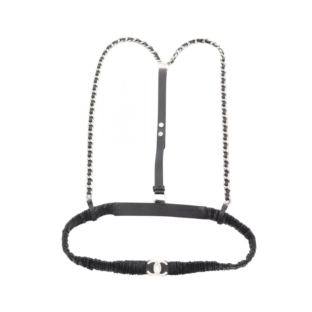 Chanel Coco Mark Leather Belt