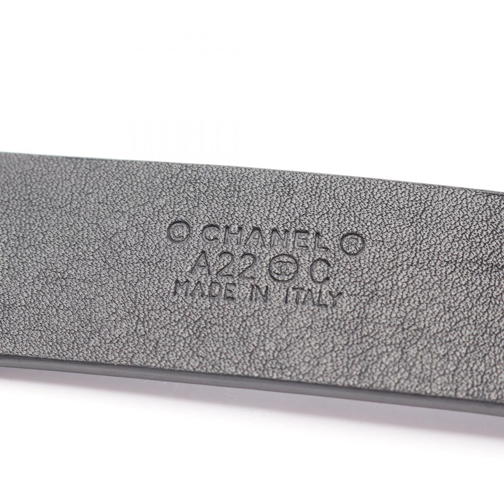 Chanel Coco Mark Leather Belt