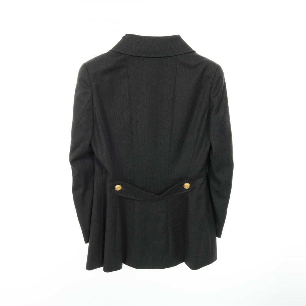 Chanel Coco Mark Button Wool Tailored Jacket