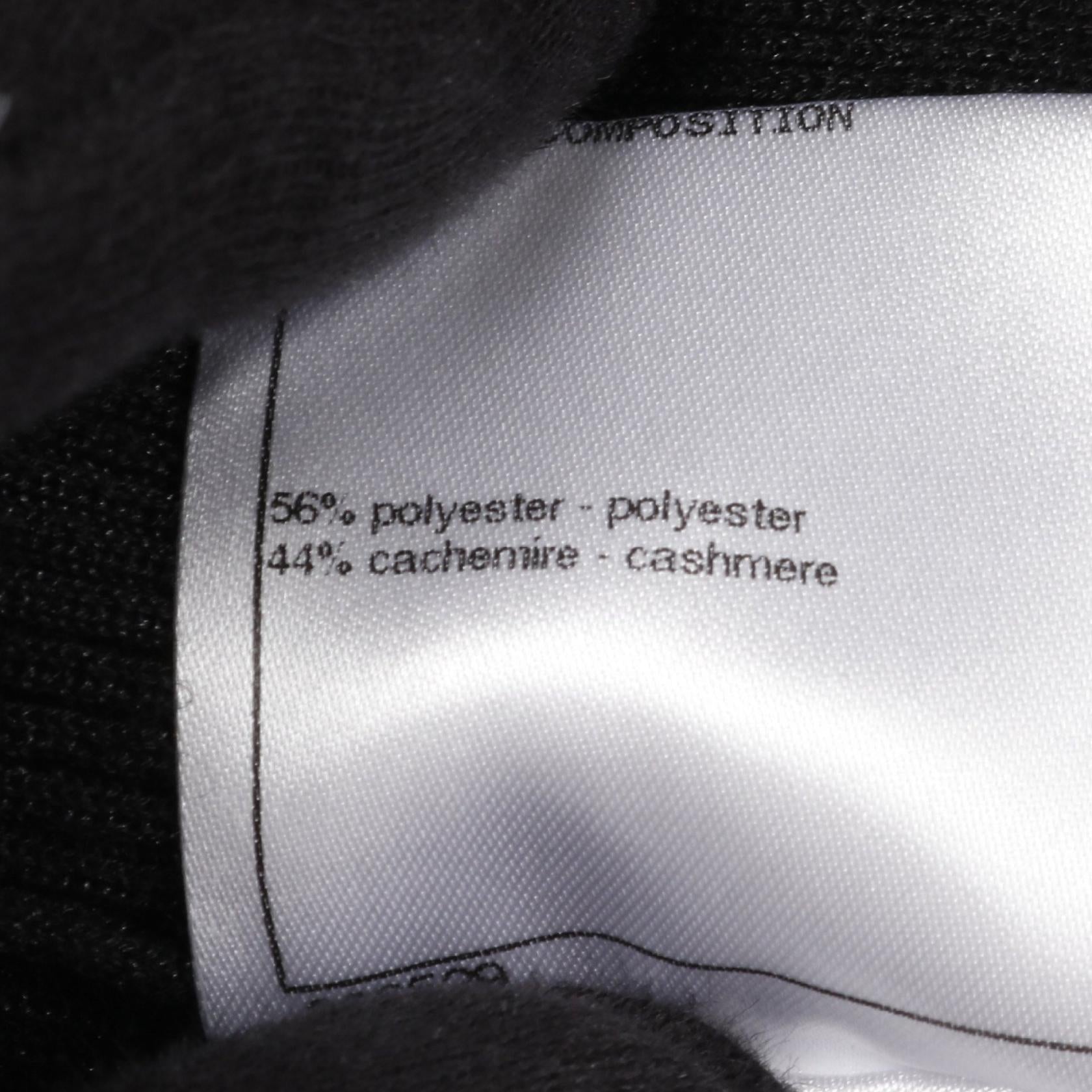 Chanel Frill Cashmere Polyester Knitwear