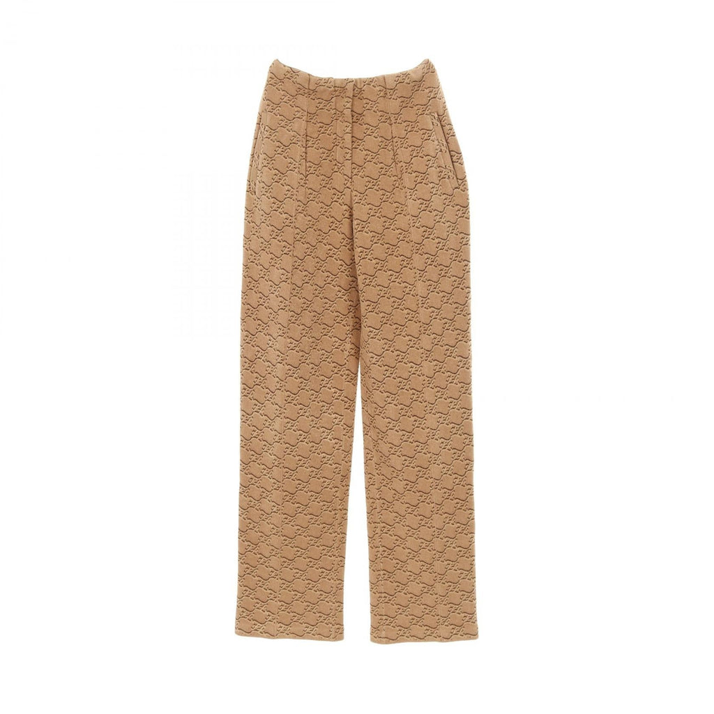 Fendi FF Calligraphy Logo Rayon Polyester Pants