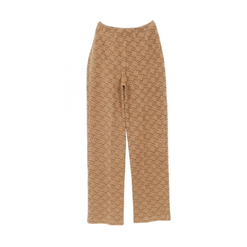 Fendi FF Calligraphy Logo Rayon Polyester Pants