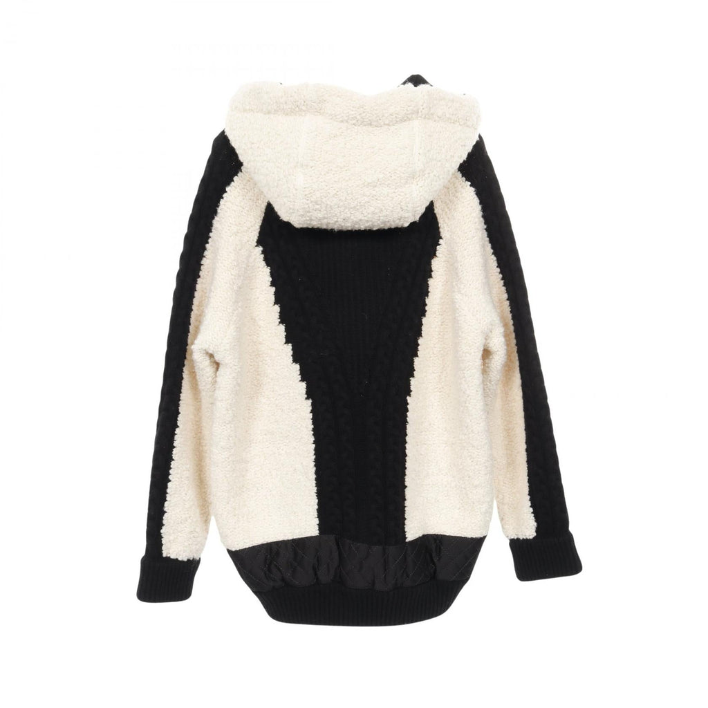 Chanel Coco Mark Matelassé Quilting Wool Cashmere Knit Outerwear