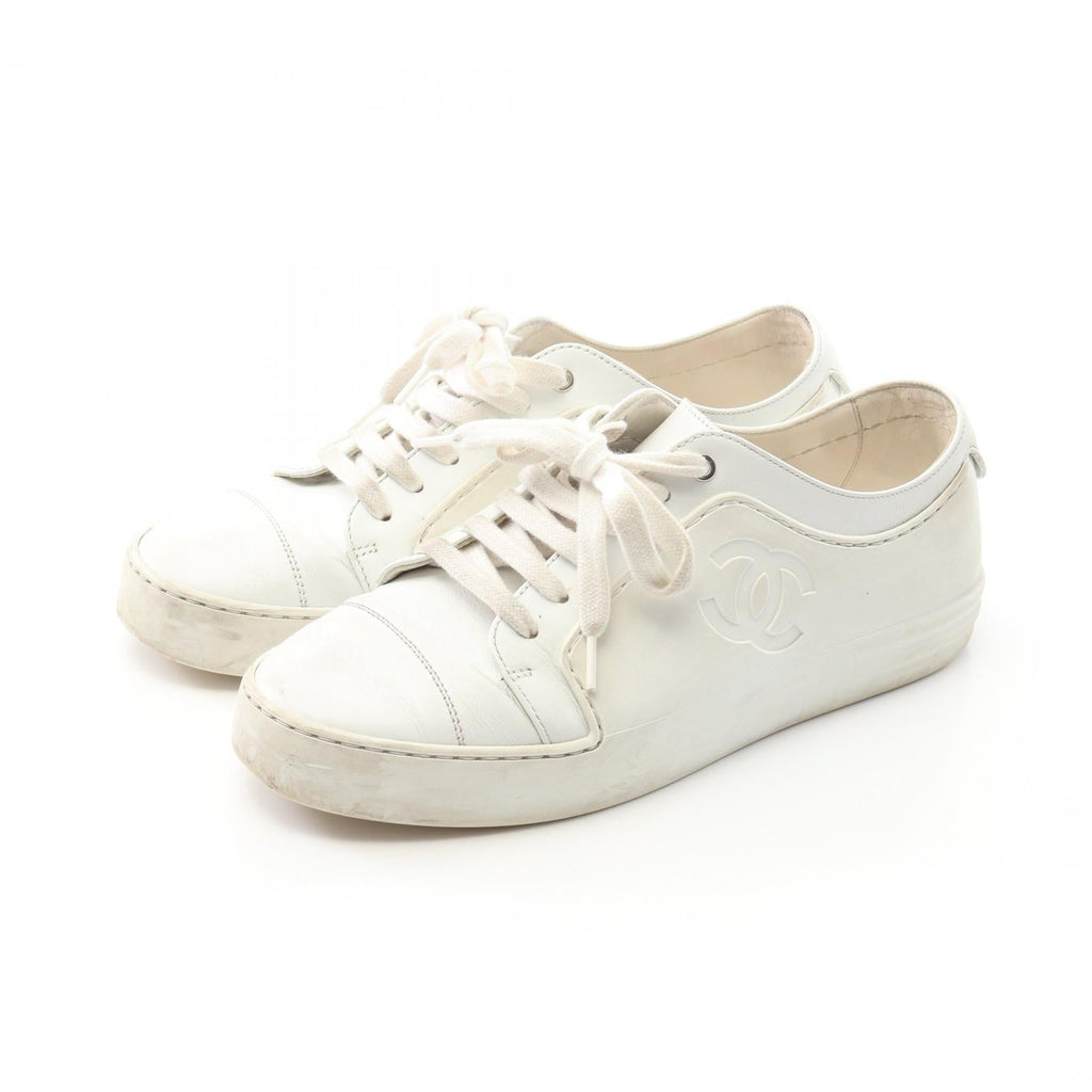 Chanel Coco Mark Leather Sneakers