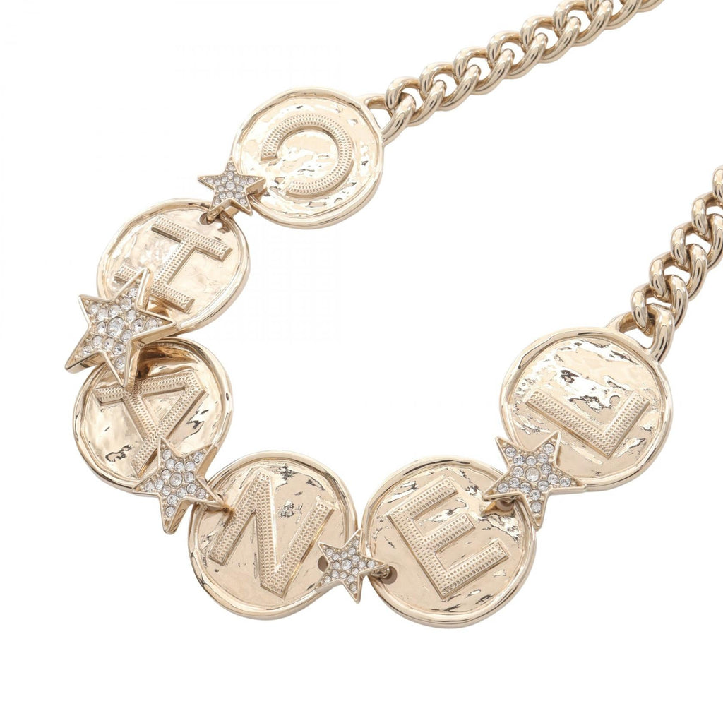 Chanel CHANEL Logo Coco Mark Necklace