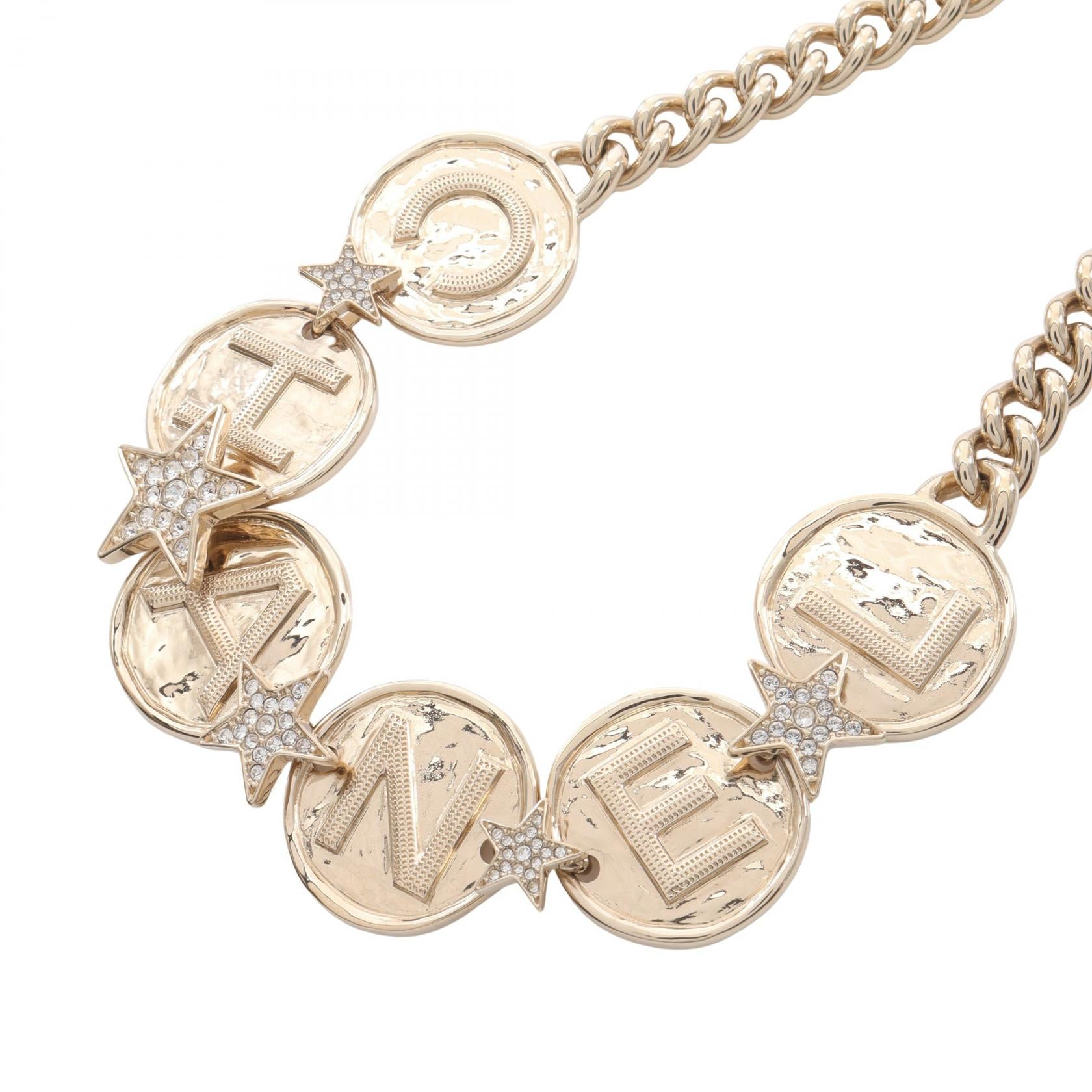 Chanel CHANEL Logo Coco Mark Necklace