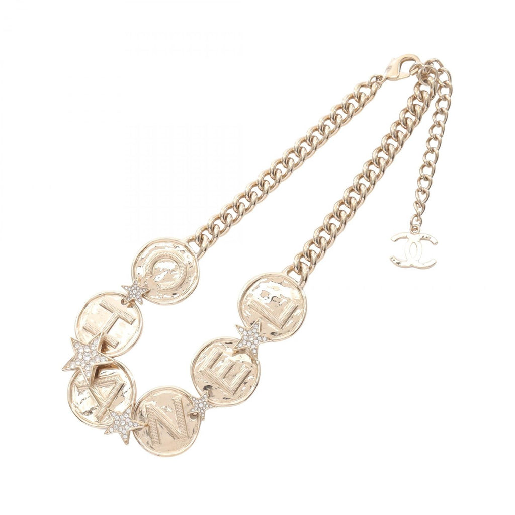 Chanel CHANEL Logo Coco Mark Necklace