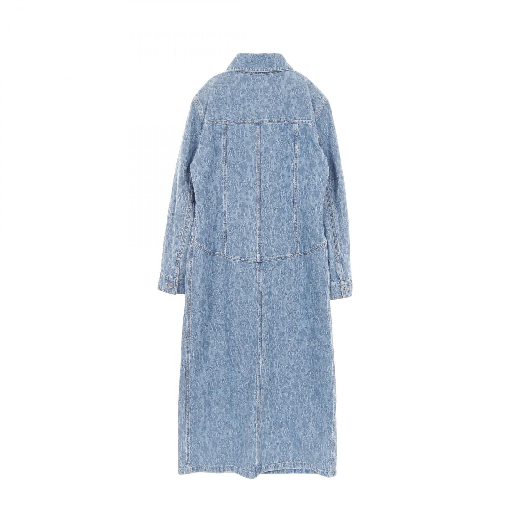 Chanel Camellia Denim Cotton Dress