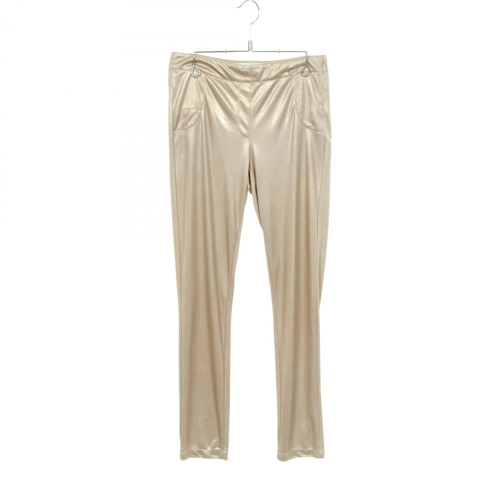 Chanel Coco Mark Button Polyester Pants