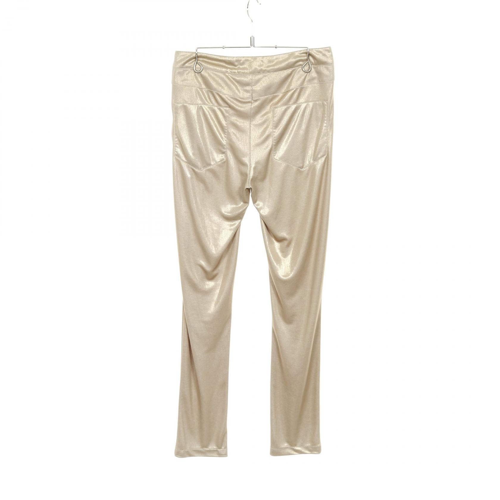 Chanel Coco Mark Button Polyester Pants
