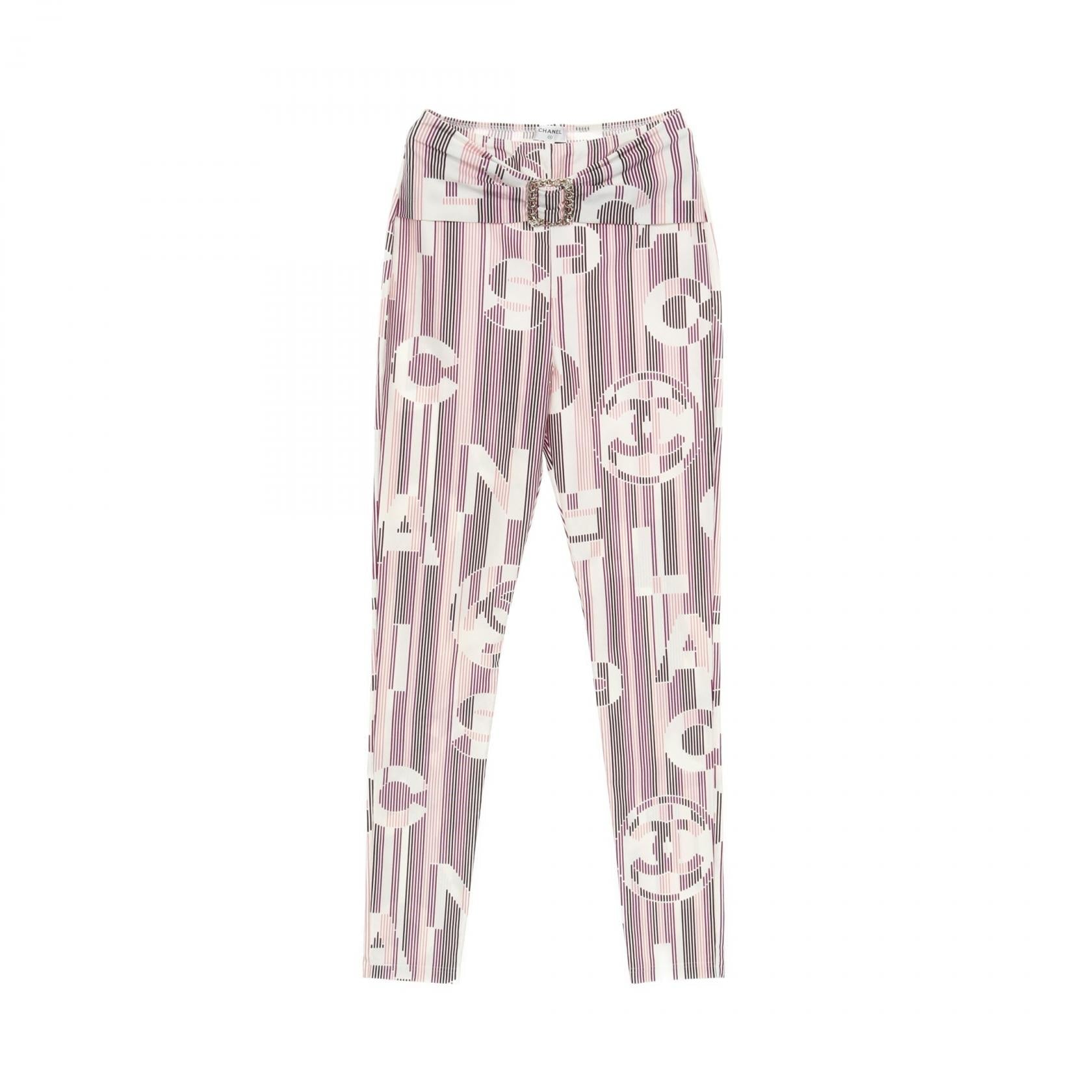 Chanel Coco Mark Nylon Pants
