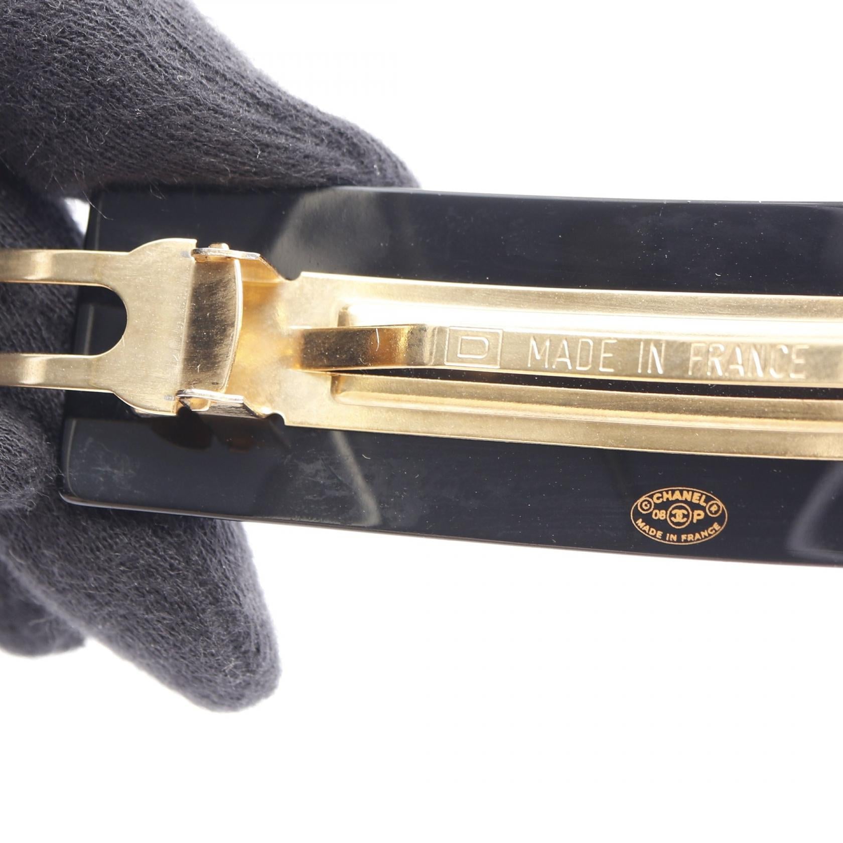 Chanel Matelasse Coco Mark Barrette