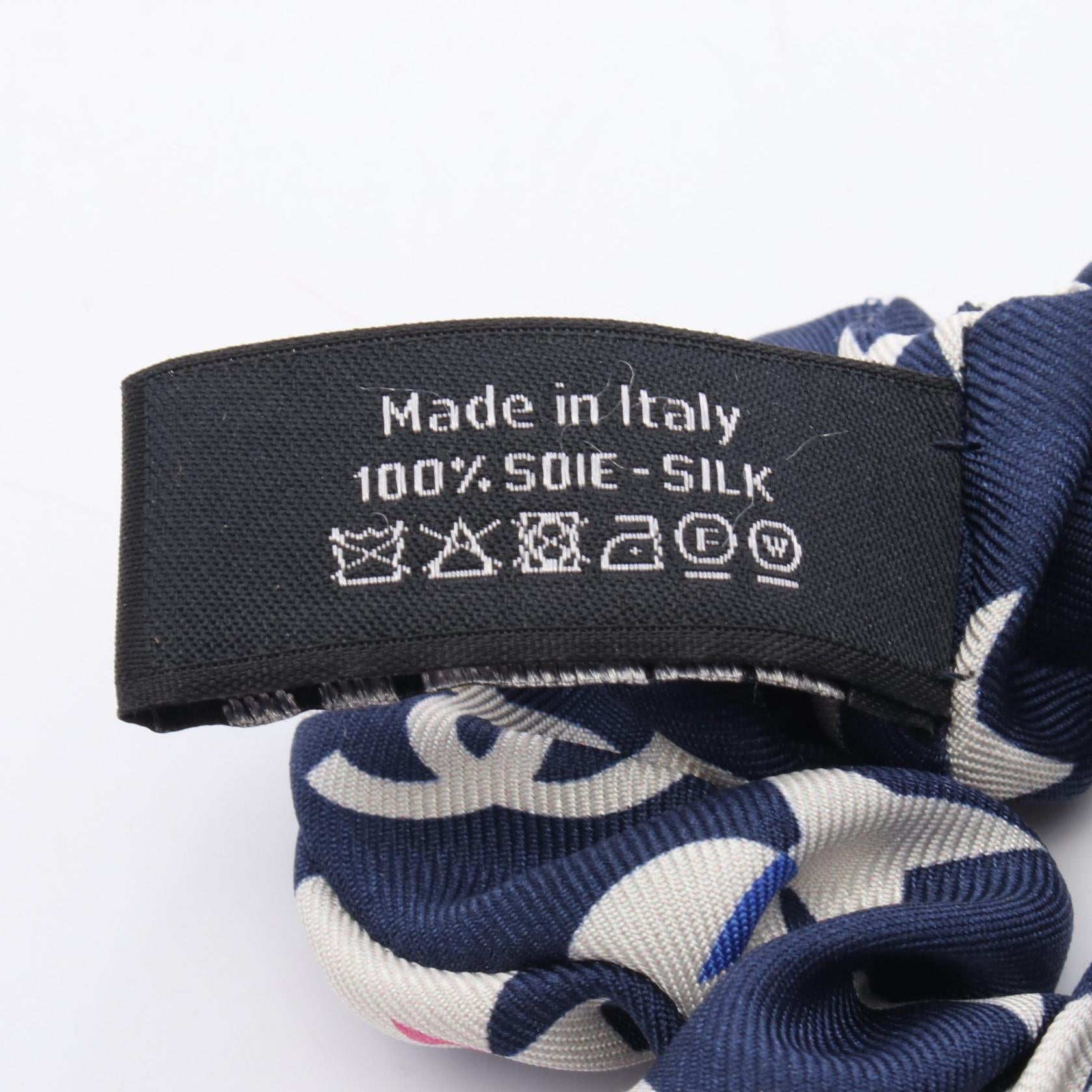 Chanel Silk Scrunchie