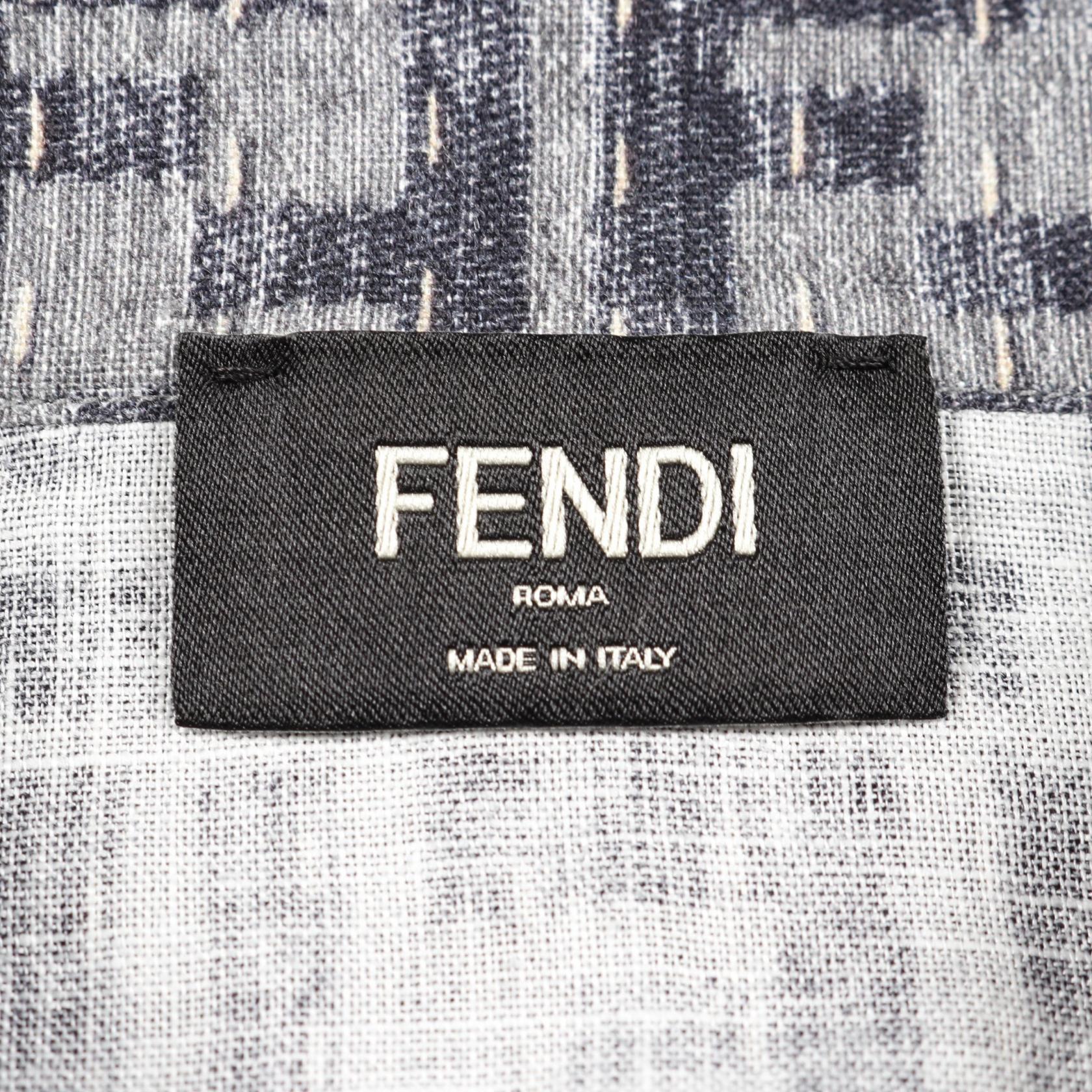 Fendi Zucca Fabric Top