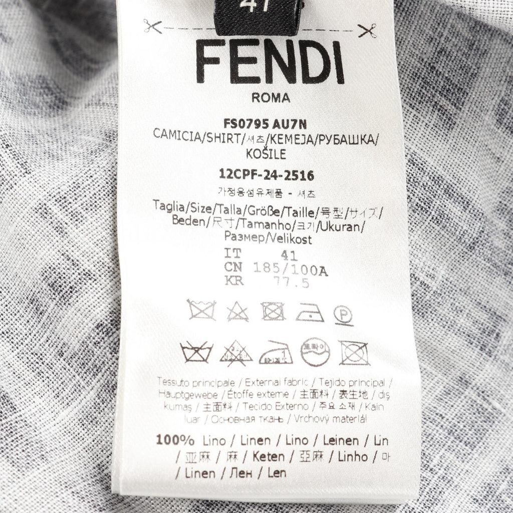 Fendi Zucca Fabric Top
