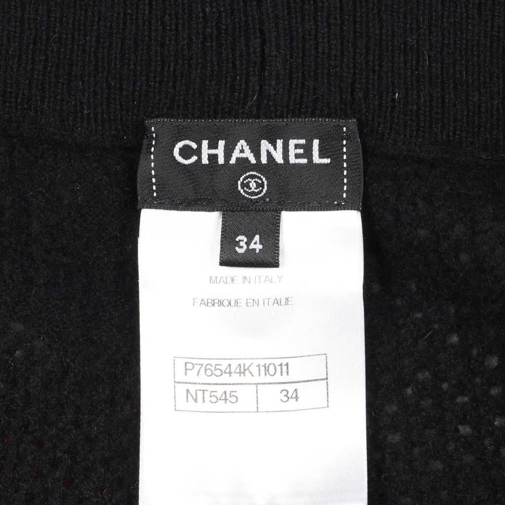 Chanel Coco Mark Wool Cashmere Pants