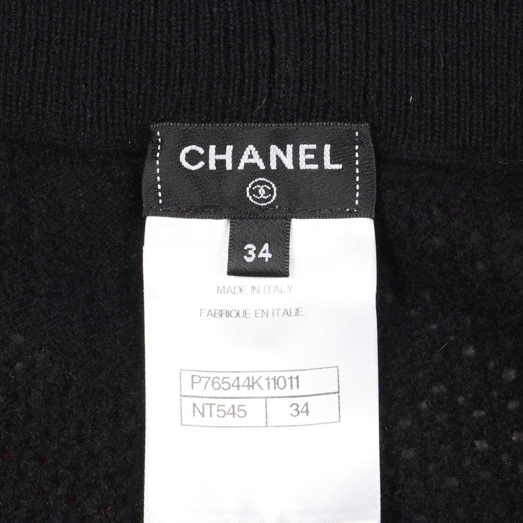 Chanel Coco Mark Wool Cashmere Pants
