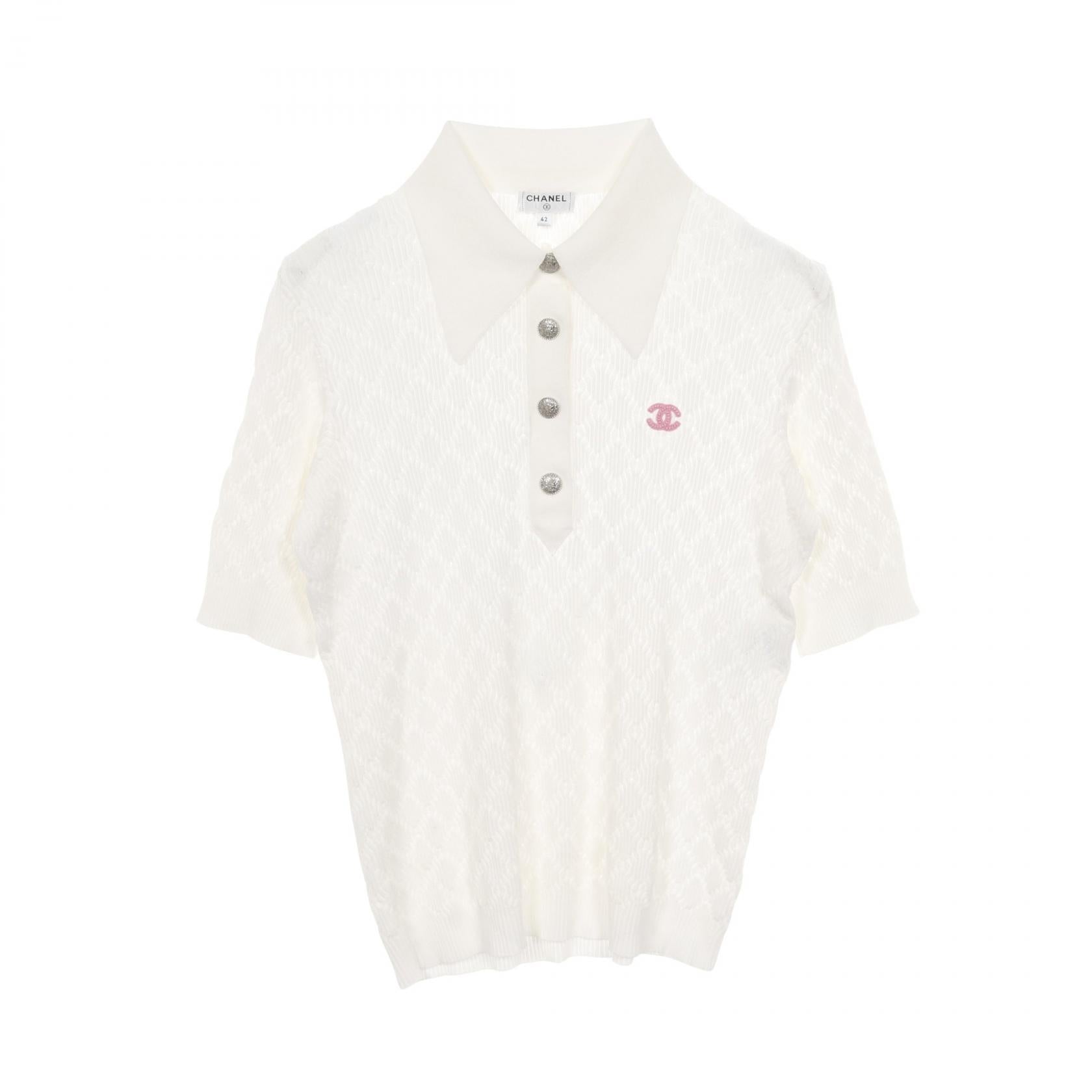 Chanel Coco Mark Cotton Top