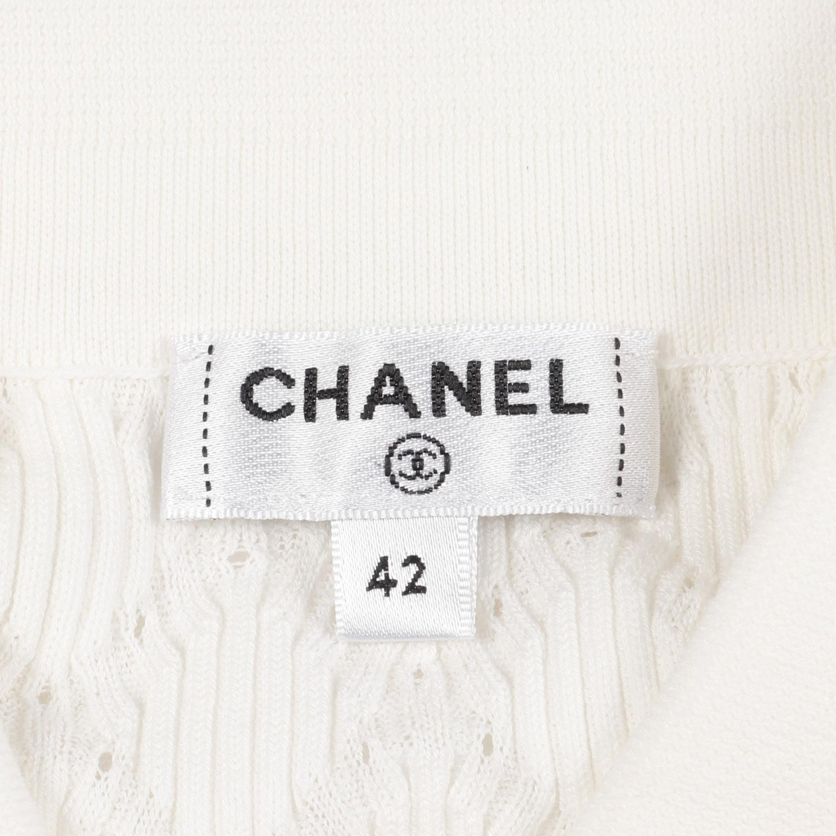 Chanel Coco Mark Cotton Top