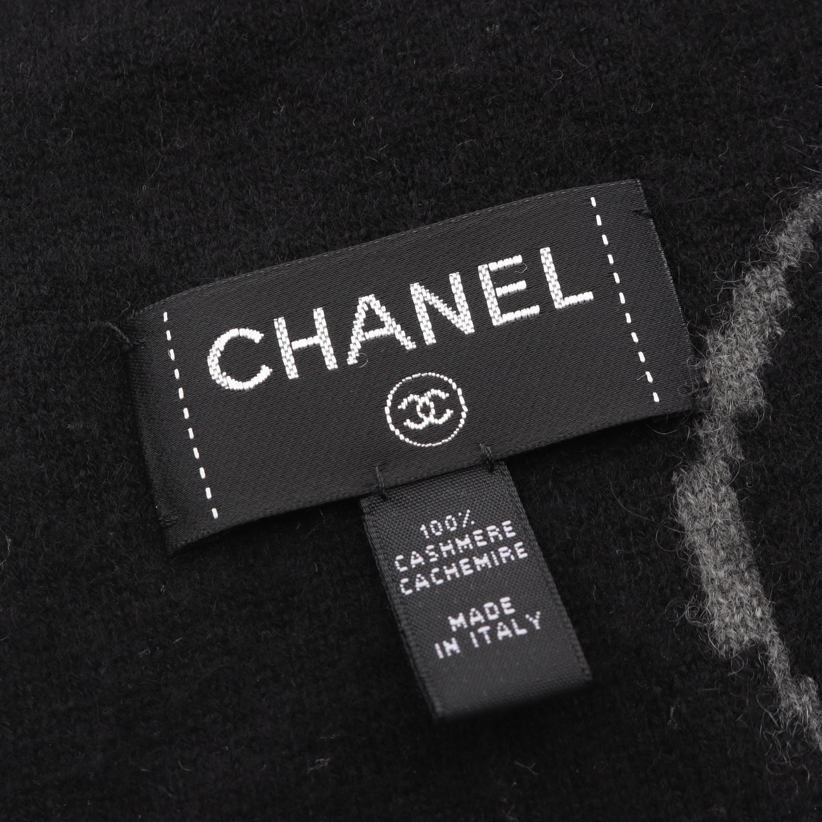 Chanel Coco Mark Cashmere Stole