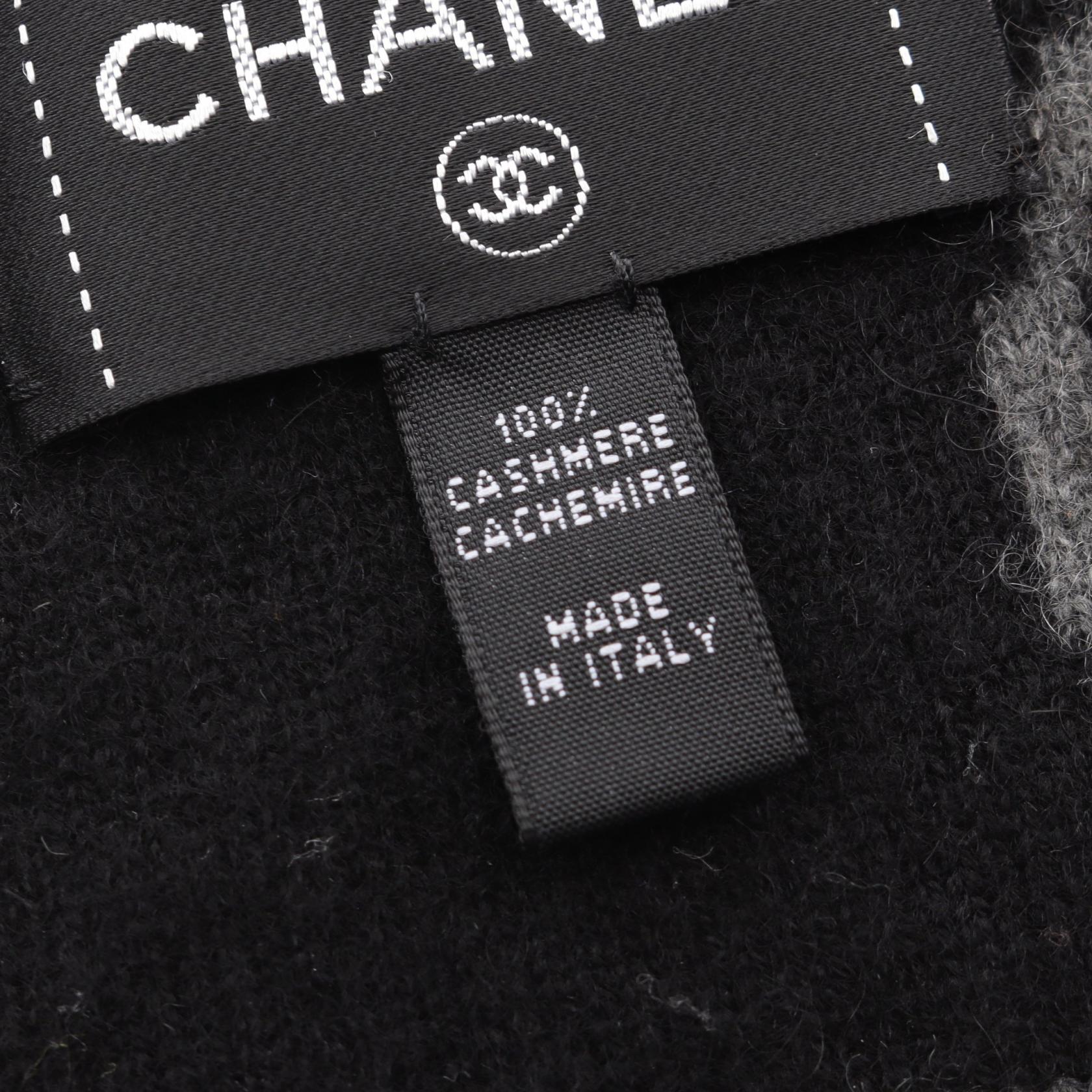 Chanel Coco Mark Cashmere Stole
