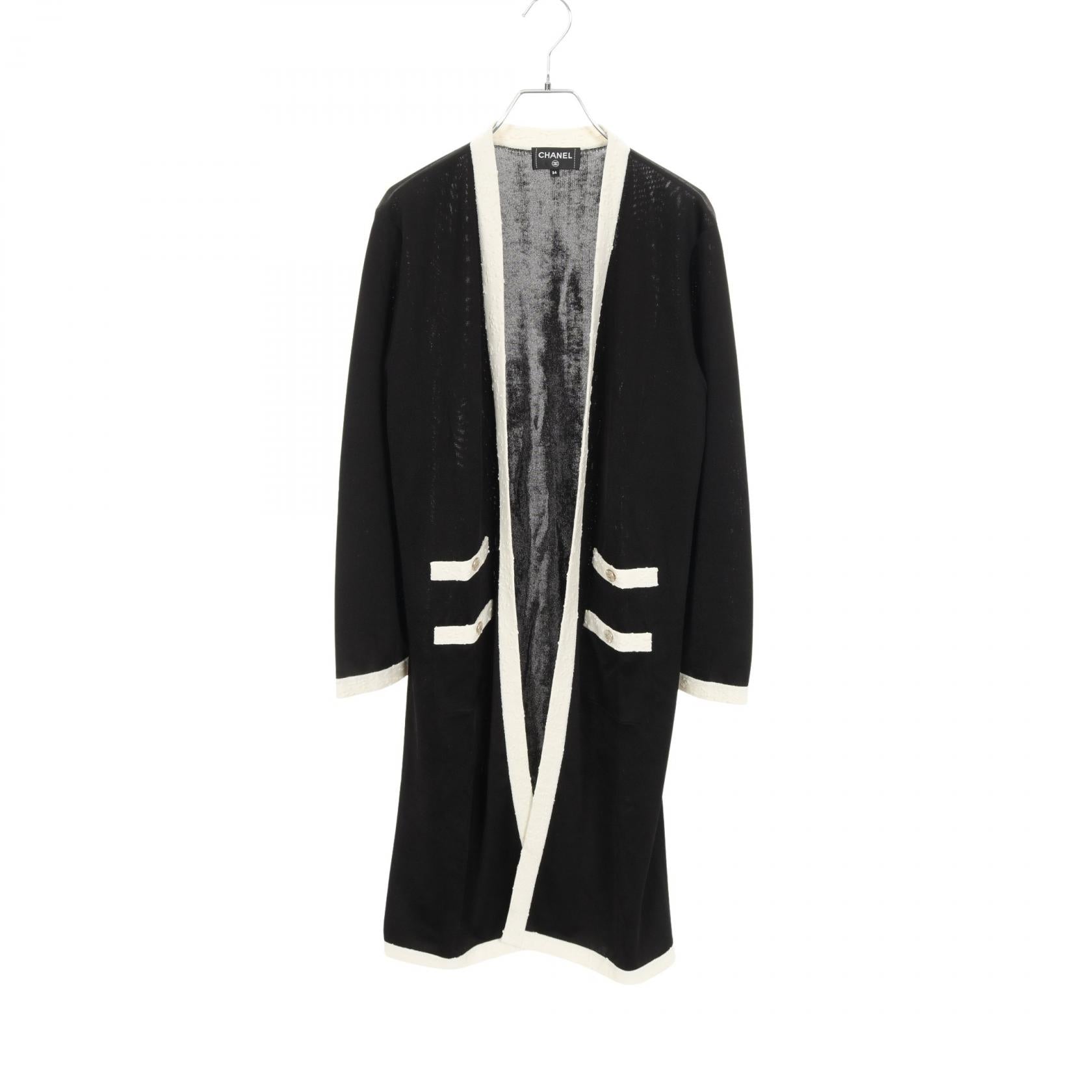 Chanel Coco Mark Button Viscose igan