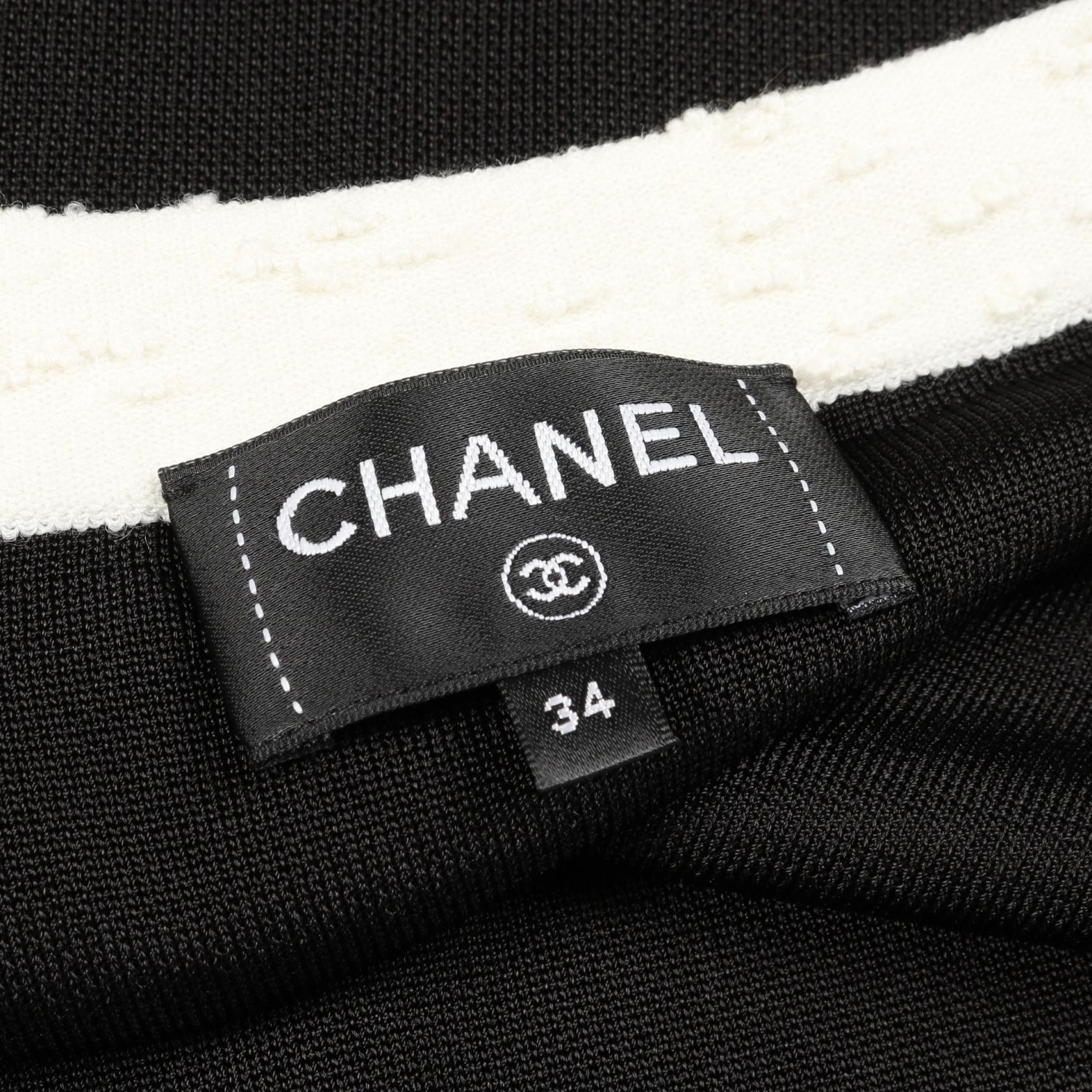 Chanel Coco Mark Button Viscose igan