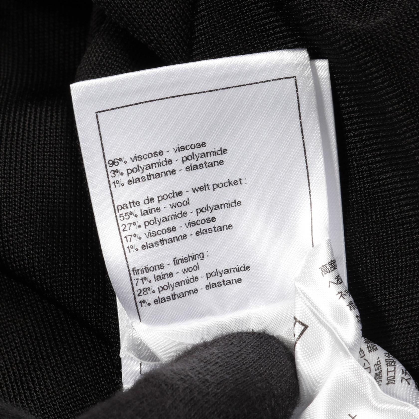 Chanel Coco Mark Button Viscose igan