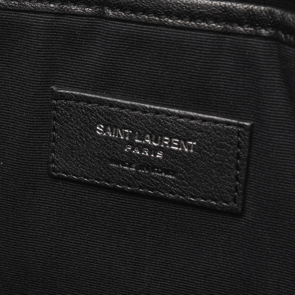 Saint Laurent Paris City Leather Canvas Backpack