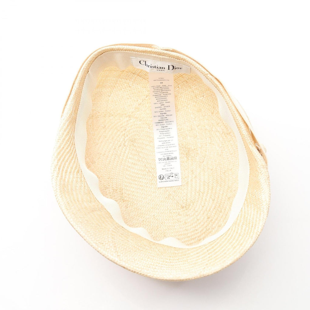 Christian Dior Straw Hat