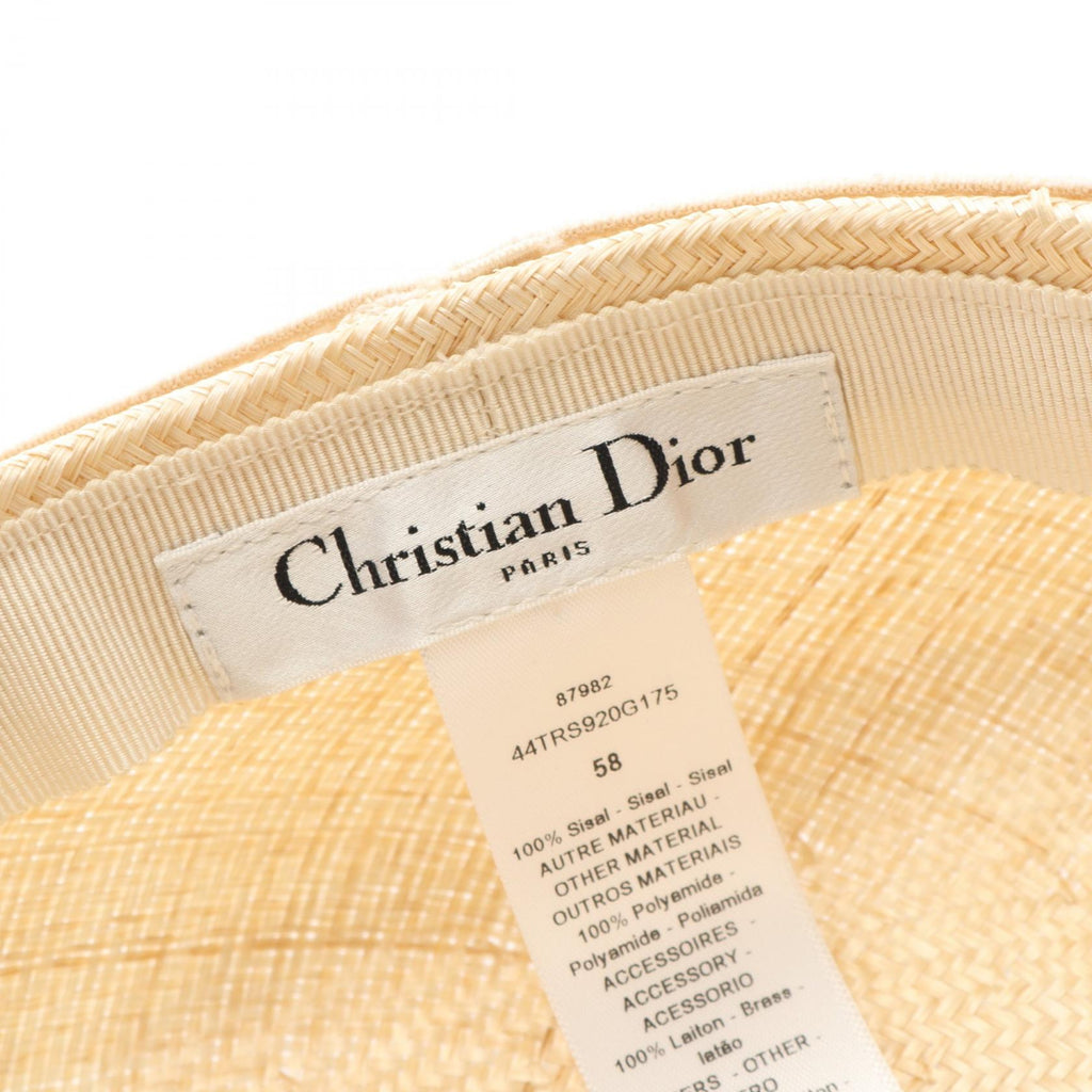 Christian Dior Straw Hat