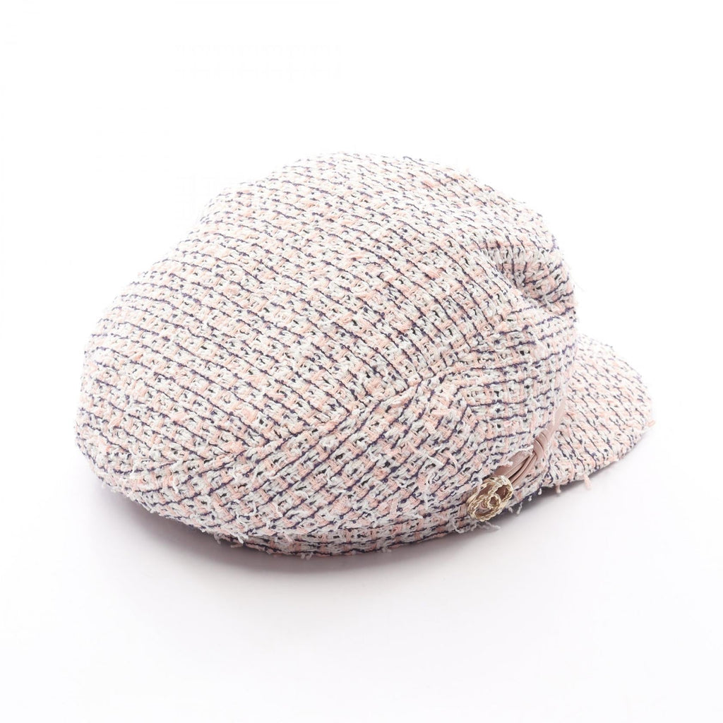 Chanel Coco Mark Polyester Cotton Hat