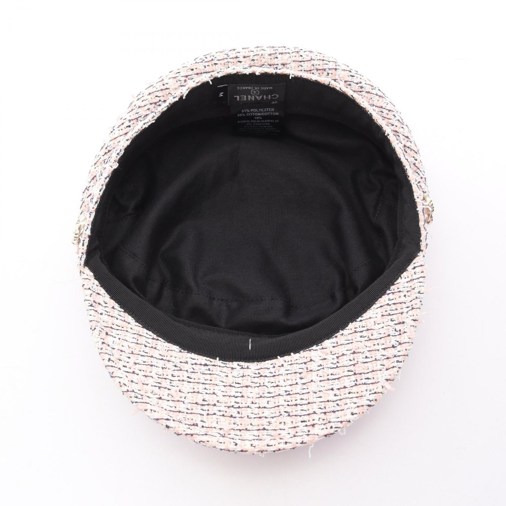 Chanel Coco Mark Polyester Cotton Hat