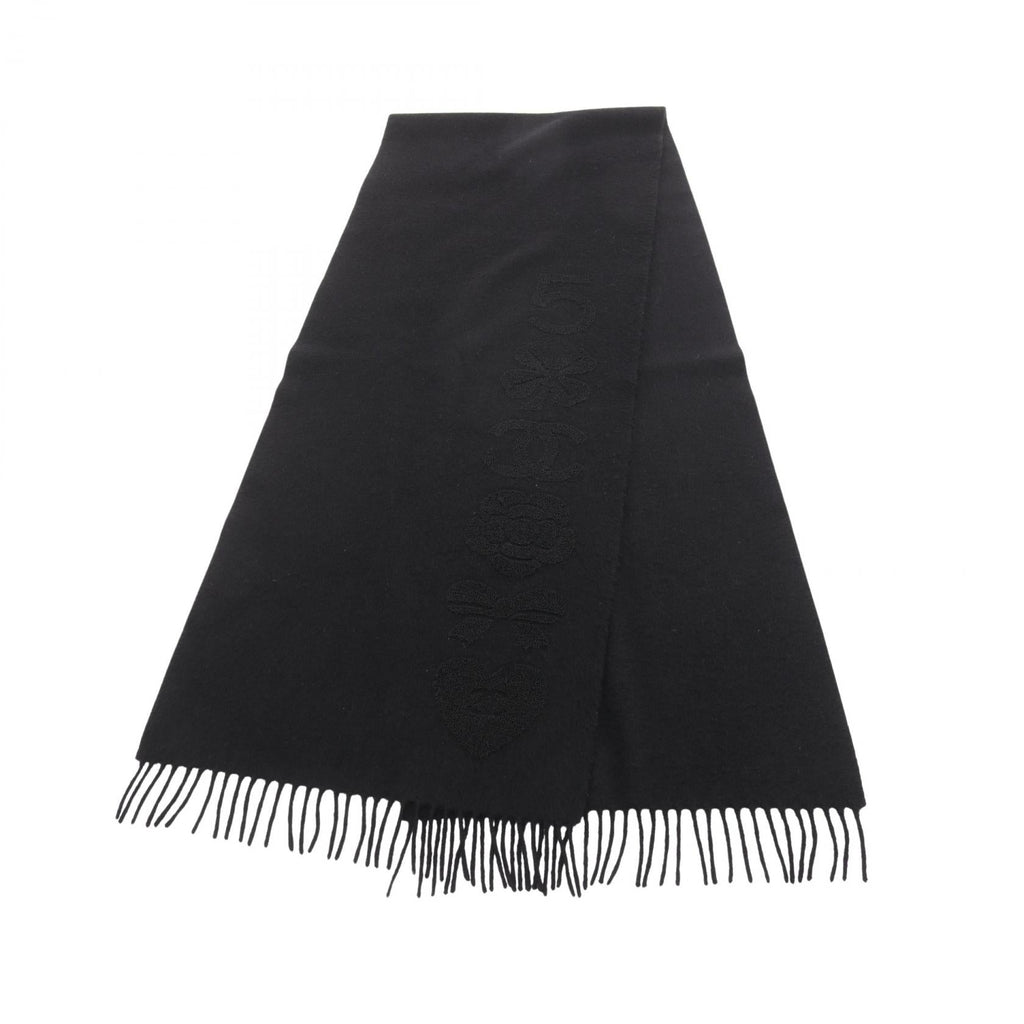 Chanel Coco Mark Camellia Cashmere Scarf