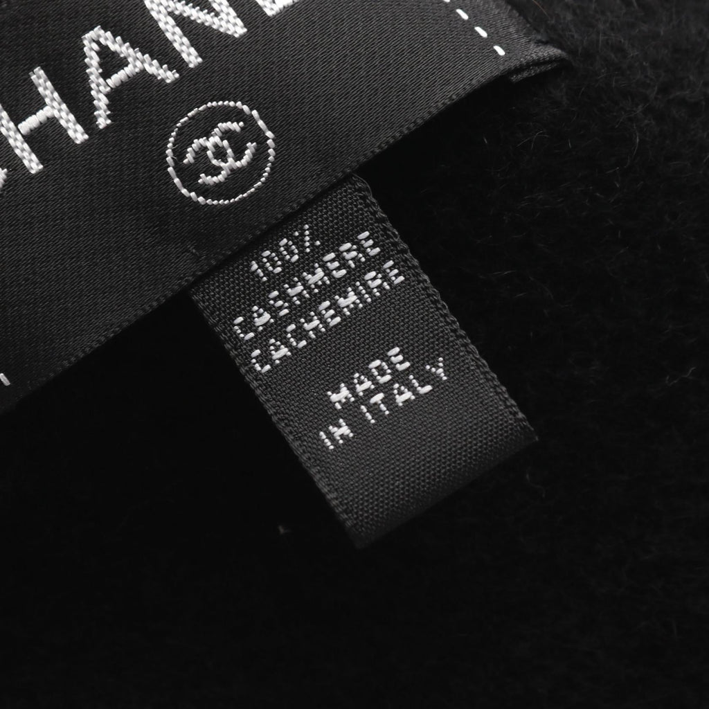 Chanel Coco Mark Camellia Cashmere Scarf