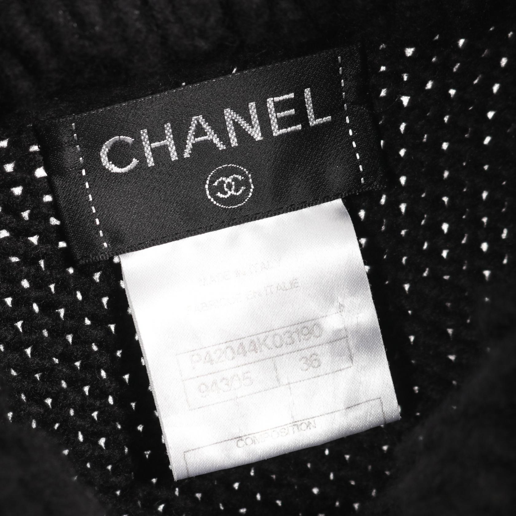 Chanel Coco Mark Toggle Cashmere Coat